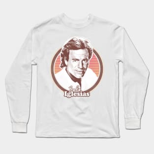 Julio Iglesias // Retro Style Fan Design Long Sleeve T-Shirt